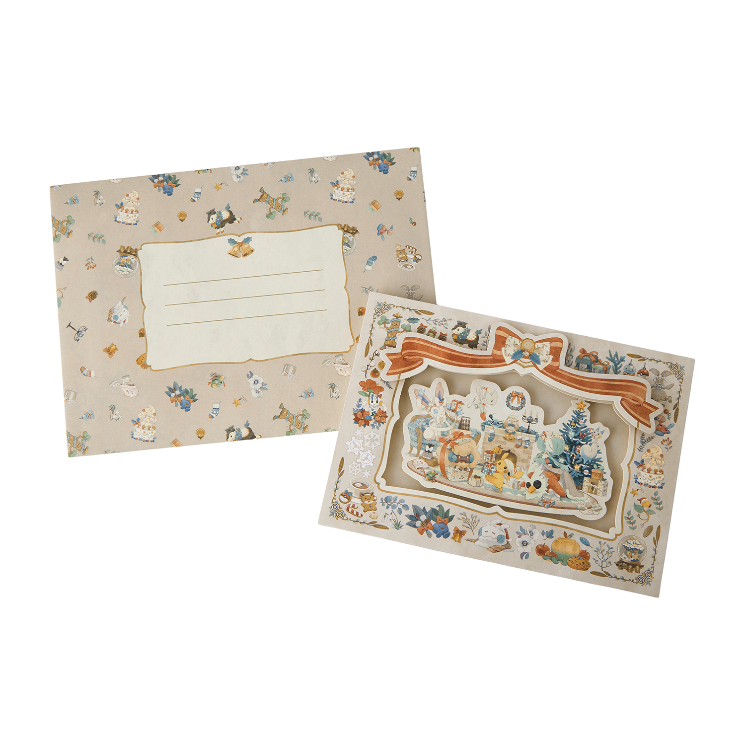 メッセージカード Pokémon Holiday Blessings