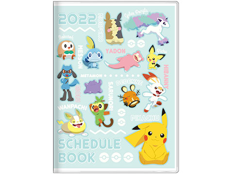 22年 ポケモン手帳 月間b6 A6 各3種類 ポケットモンスターオフィシャルサイト