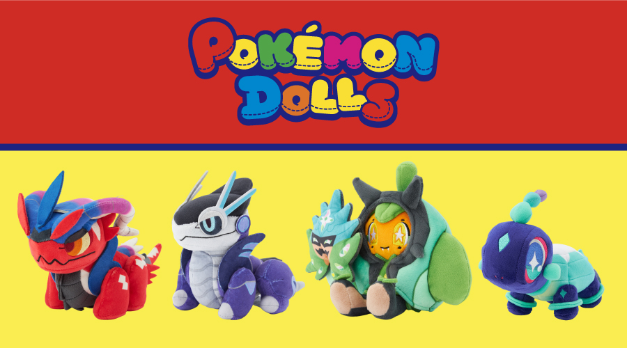 「POKÉMON DOLLS」シリーズに、コライドン（せいげんけいたい）などが仲間入り！