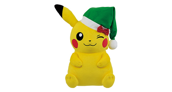 ポケットモンスター めちゃでかクリスマスピカチュウぬいぐるみ ポケットモンスターオフィシャルサイト