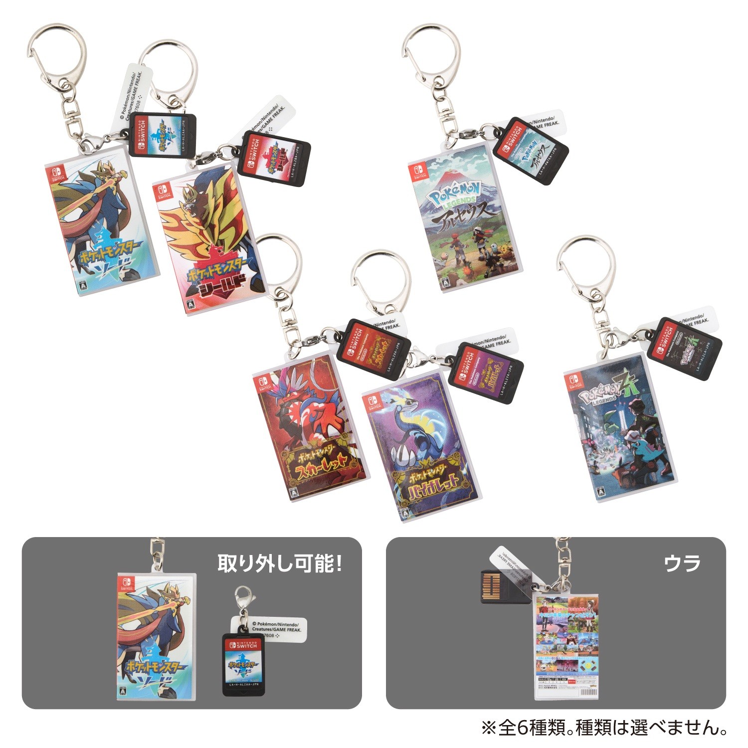 パッケージ&ゲームカードキーホルダーコレクション 2019-2025