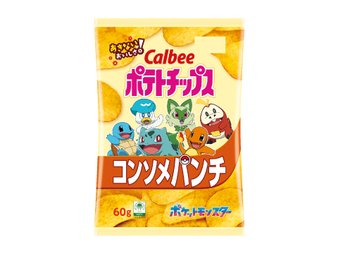 ポケモンデザインの「カルビーポテトチップス」が登場！