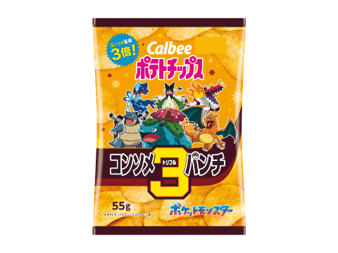 ポケモンデザインの「カルビーポテトチップス」が登場！