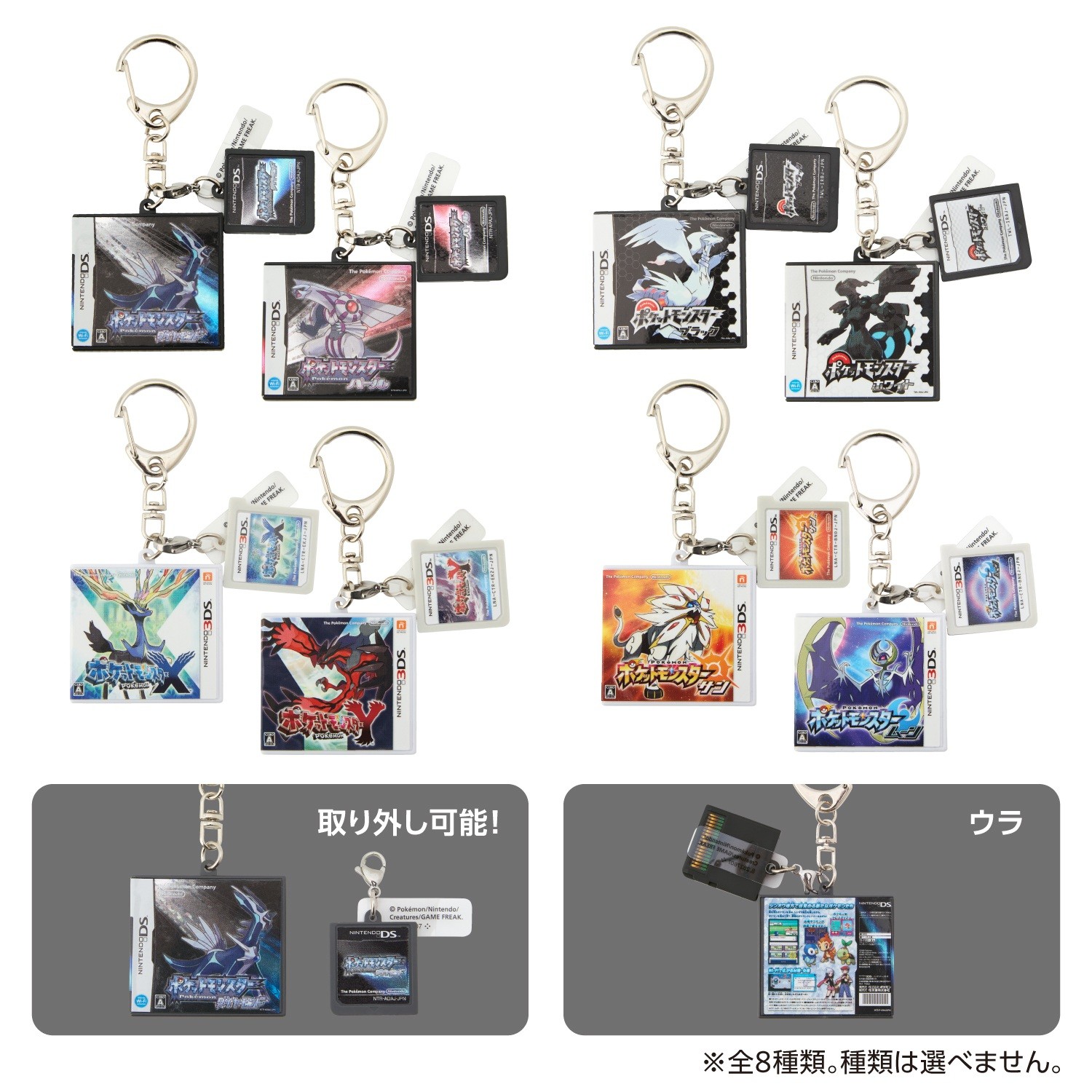 パッケージ&ゲームカードキーホルダーコレクション 2006-2016
