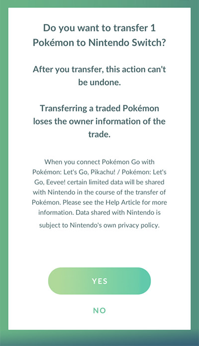 nintendo switch trade pokemon